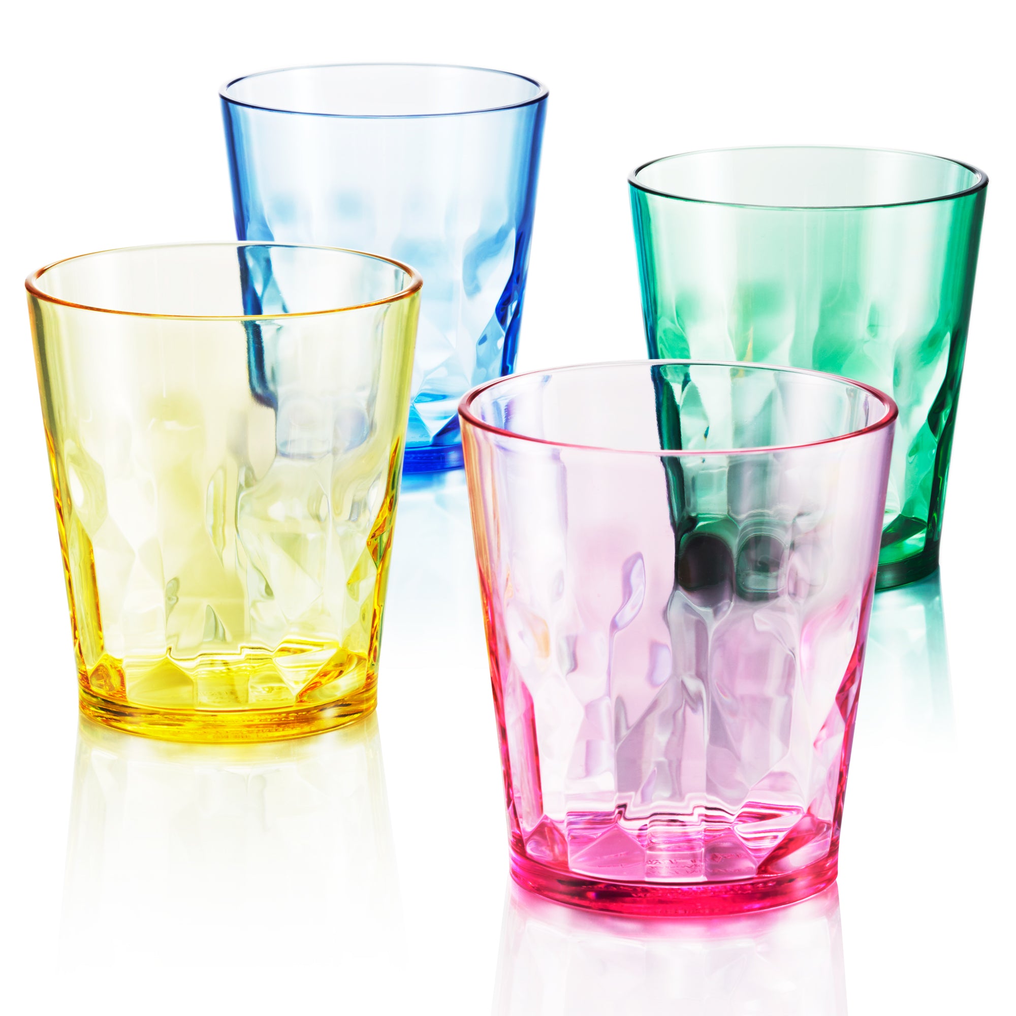 Prism Acrylic Plastic Juice Cup; Unbreakable BPA-Free Tritan™