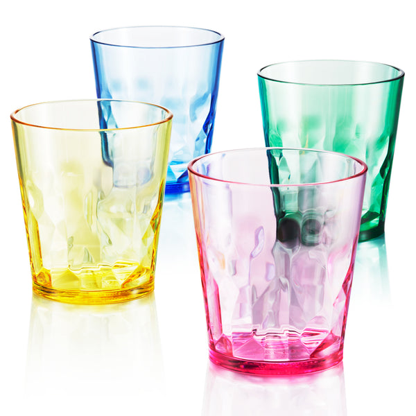 7 3/4" Unbreakable Premium Plates - Set of 6 - Tritan Plastic - BPA Free - 100% Made in Japan (Assorted Colors) - UPC:641945603552