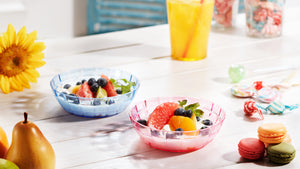 13 oz Unbreakable Premium Bowls - Set of 6 - Tritan Plastic - BPA Free - 100% Made in Japan (Assorted Colors) - UPC:641945603576